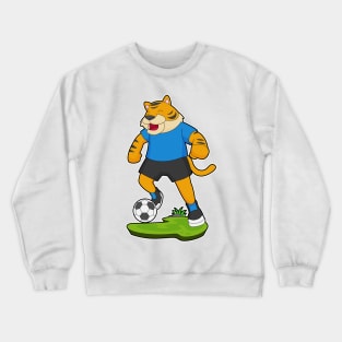 Tiger Soccer player Soccer Crewneck Sweatshirt
